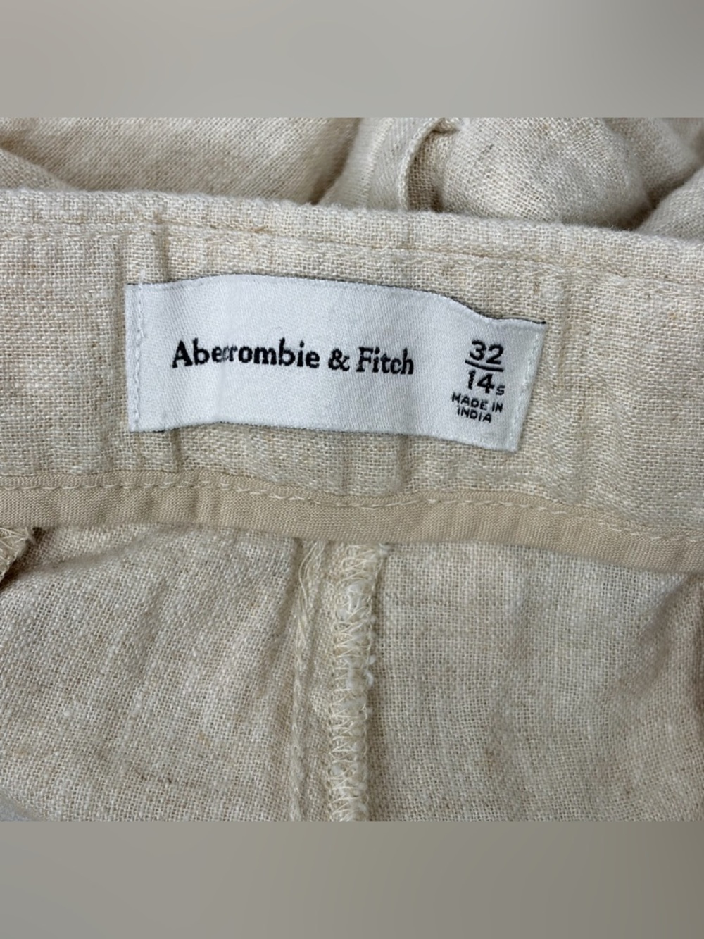 Abercrombie & Fitch Sloane Linen-Blend Wide Leg Pants - Picture 5 of 10